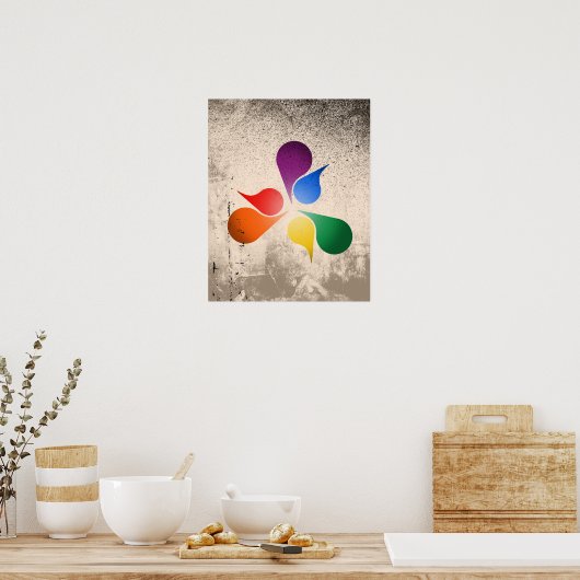 LGBT PRIDE BURST POSTER (Küche)