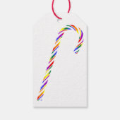 LGBT+ Pride Candy Cane Gift Tags Geschenkanhänger (Rückseite)