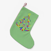 LGBT+ Pride Christmas Tree Strumpf Kleiner Weihnachtsstrumpf (Vorderansicht (hängend))