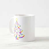LGBT+ Pride Christmas Tree Tasse (Vorderseite Links)