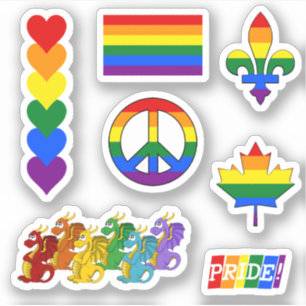 LGBT-Pride-Designs III Aufkleber
