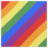 LGBT Pride Diagonal Rainbow Stripmuster Stoff (Nahaufnahme)
