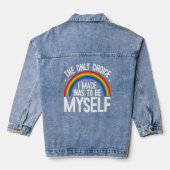 LGBt Pride Equality Pride Lgbtq Jeansjacke (Rückseite)