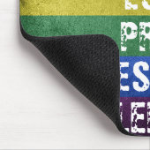 LGBT Pride Flag Moderne Regenbogenstreifen Mousepad (Ecke)