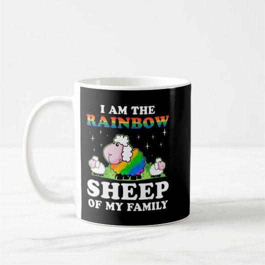 Lgbt Pride Flag Regenbogen Lesbian Transgender Gay Kaffeetasse (Links)