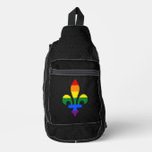LGBT pride fleur-de-lis  Crossbody Bag (Vorderseite)