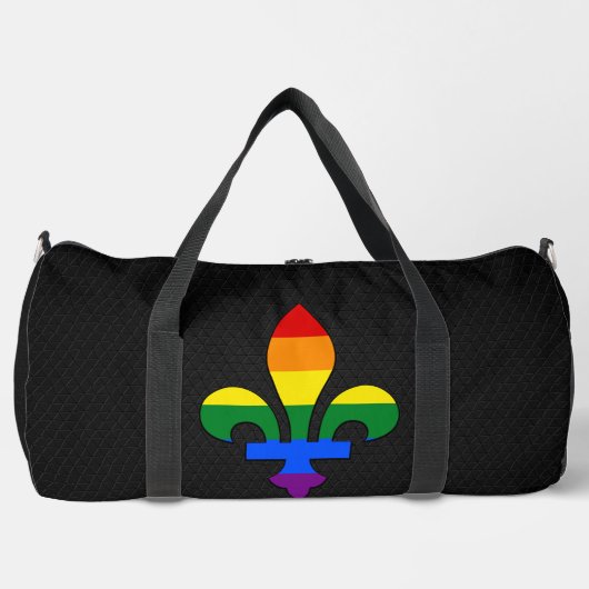 LGBT pride fleur-de-lis  Duffle Bag (Vorderseite)