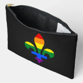 LGBT pride fleur-de-lis  Zubehörtasche (Offen)