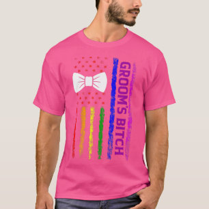 LGBT Pride Gay Bachelor Party Engagement T-Shirt