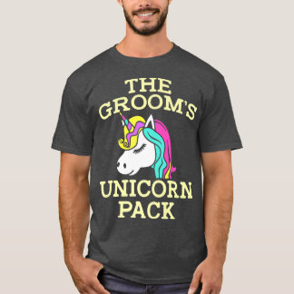 Lgbt Pride Gay Bachelor Party Unicorn Pack Engagem T-Shirt