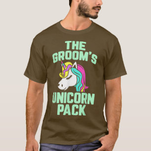 Lgbt Pride Gay Bachelor Party Unicorn Pack Engagem T-Shirt