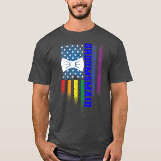 LGbt Pride Gay Bachelor Party Verlobung 1348 T-Shirt