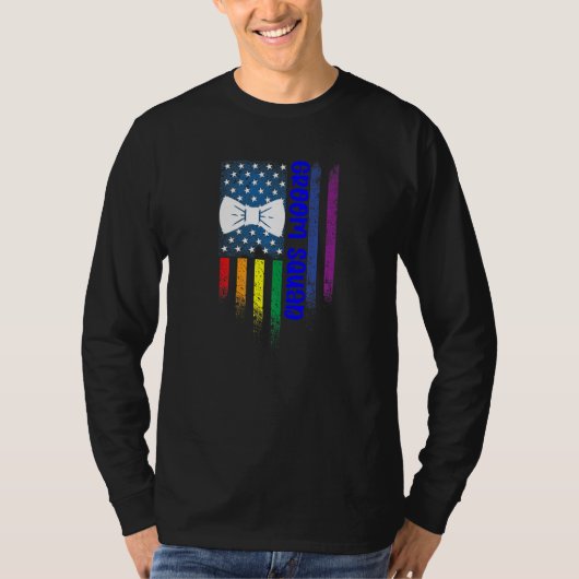 Lgbt Pride Gay Bachelor Party Verlobung 6 T-Shirt (Vorderseite)