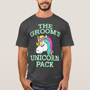 Lgbt Pride Gay Junggesellenabschied Einhorn-Pack V T-Shirt