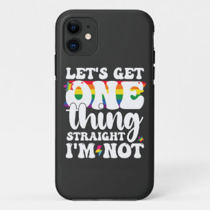 LGBT Pride Gay Lasse eine Sache direkt werden nich Case-Mate iPhone Hülle