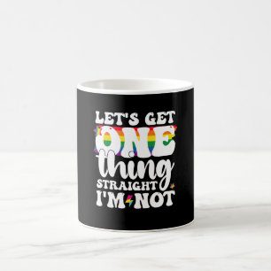 LGBT Pride Gay Lasse eine Sache direkt werden nich Kaffeetasse