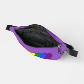 LGBT pride hearts  Bauchtasche (Offen)