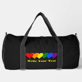 LGBT pride hearts Duffle Bag (Vorderseite)