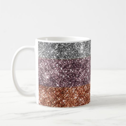 LGBT+Pride- homosexuell. Quee Liebe. Rainbow Kaffeetasse (Links)