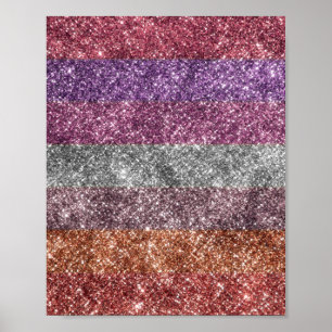 LGBT+Pride- homosexuell. Quee Liebe. Rainbow Poster