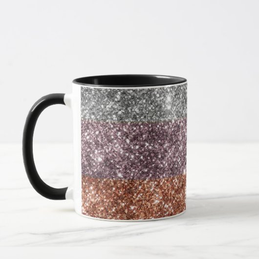 LGBT+Pride- homosexuell. Quee Liebe. Rainbow Tasse (Links)