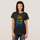 LGBT Pride Ich bin ihr Lesbenkollege T-Shirt (Vorne ganz)