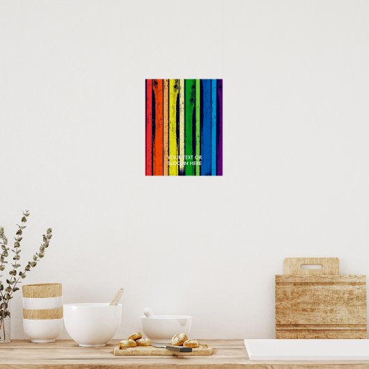 LGBT PRIDE INK BAR POSTER (Küche)