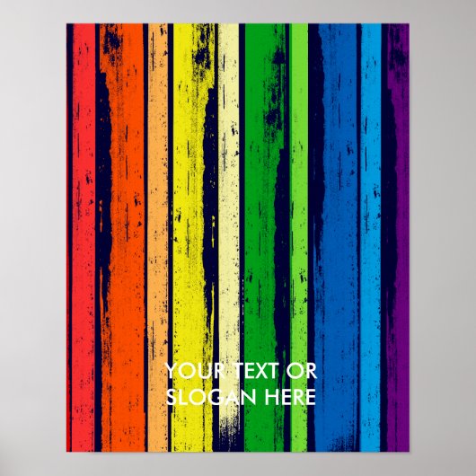 LGBT PRIDE INK BAR POSTER (Vorne)