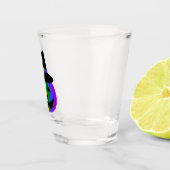 LGBT+ Pride Jack-O'-Lantern-Strahlbrille Schnapsglas (Rechts)