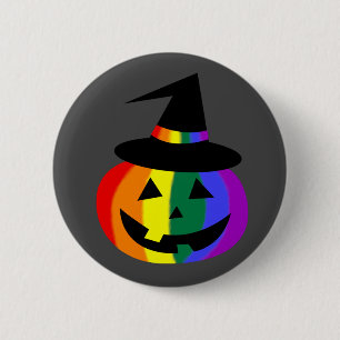 LGBT+ Pride Kürbis-Knopf Button