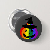 LGBT+ Pride Kürbis-Knopf Button (Vorne & Hinten)