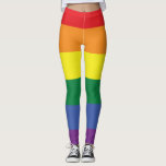 LGBT-Pride-Leggings Leggings<br><div class="desc">LGBT-Gay Pride/Regenbogenflagge,  Leggings von Frauen.</div>