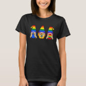 LGBT Pride LGBTQ Rainbow Gnomies Proud with my Gn T-Shirt (Vorderseite)