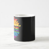 LGBT+Pride Liebe. Blume Kaffeetasse (Mittel)