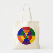 LGBT Pride Modern Geometric Rainbow Tragetasche (Vorne)
