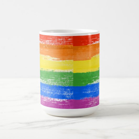 LGBT Pride Paint Kaffeetasse (Mittel)
