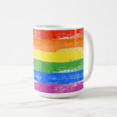 LGBT Pride Paint Kaffeetasse (VorderseiteRechts)