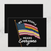 LGBT-Pride-Parade, die wir Menschen alle verstehen Postkarte (Vorne/Hinten)