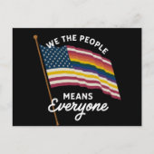 LGBT-Pride-Parade, die wir Menschen alle verstehen Postkarte (Vorderseite)