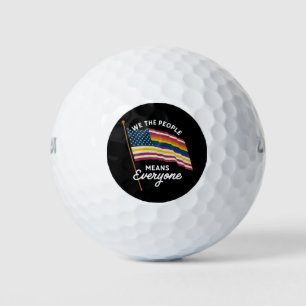 LGBT Pride-Parade Wir das Volk bedeutet Jeder  Golfball