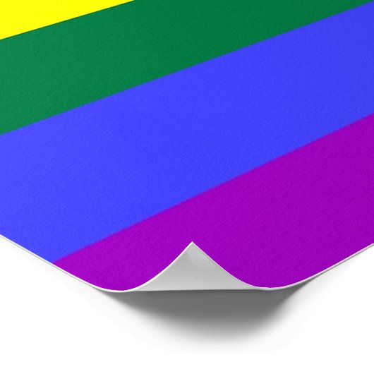 LGBT-Pride-Plakate Poster (Ecke)