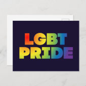 LGBT PRIDE POSTKARTE (Vorne/Hinten)