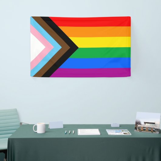 LGBT PRIDE (Progress Pride) Banner (Messeveranstaltung)