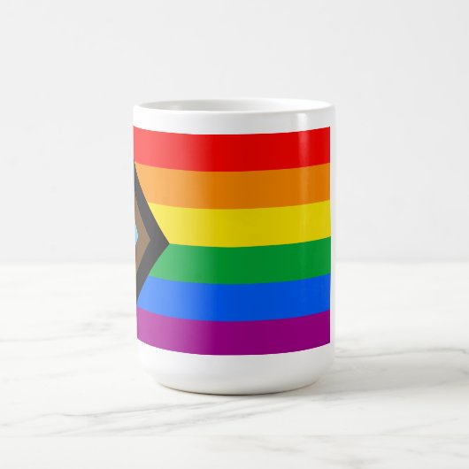 LGBT PRIDE (Progress Pride) Kaffeetasse (Mittel)