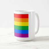 LGBT PRIDE (Progress Pride) Kaffeetasse (VorderseiteRechts)