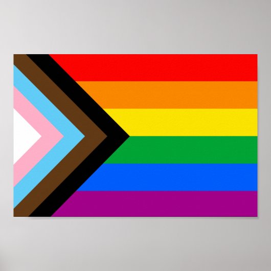 LGBT PRIDE (Progress Pride) Poster (Vorne)