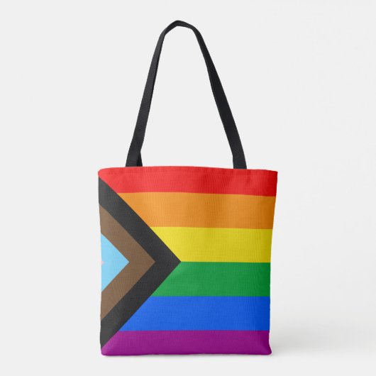 LGBT PRIDE (Progress Pride) Tasche (Rückseite)
