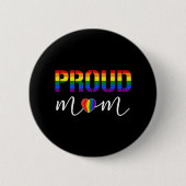 LGbt Pride Proud-Mama Button (Vorderseite)