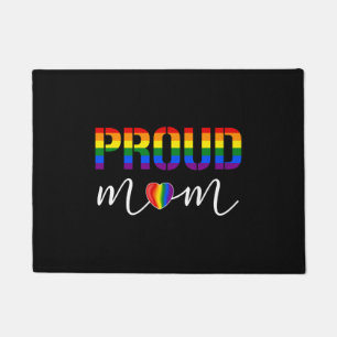 LGbt Pride Proud-Mama Fußmatte