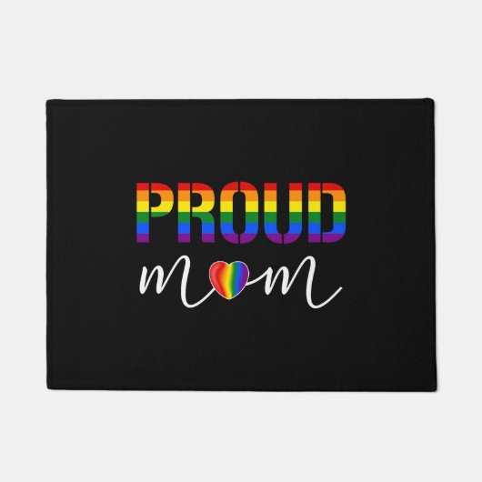 LGbt Pride Proud-Mama Fußmatte (Vorderseite)